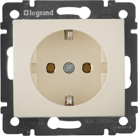 Legrand 774320 Розетка 2К+З СЛНК VLN
