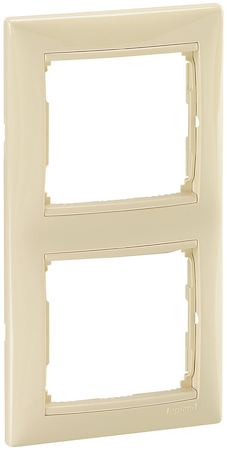Legrand 774356 Рамка 2п вер Сл.кость Valena