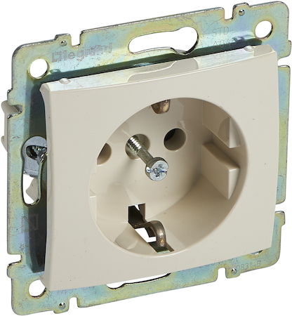 Legrand 774384 Розетка 2К+З авт СЛНК VLN