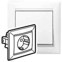 Legrand 774423 Розетка 2К+З в сборе БЕЛ VLN