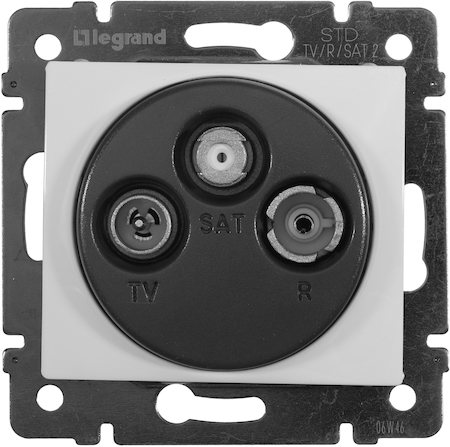 Legrand 774436 Розетка TV-FM-SAT 10dB окон БЕЛ VLN