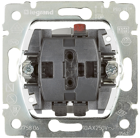 Legrand 775817 G.L.Выкл.кноп. с инд.PRO21