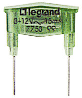 Legrand 775899 G.L.Лампа 8-12В 15мА зел.