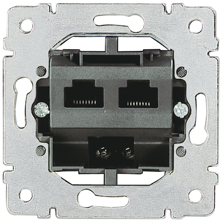 Legrand 775936 G.L. Р.тел.2хRJ45 сат.3 PRO21