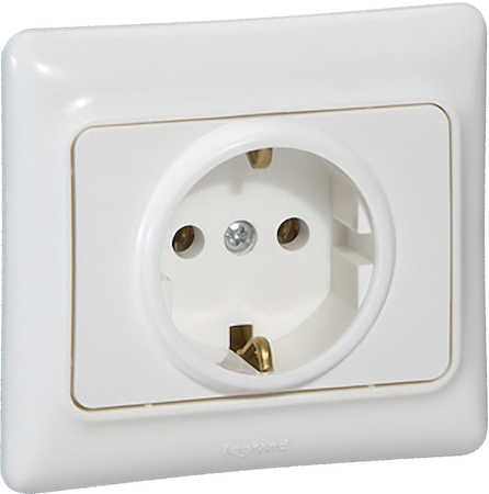 Legrand 782111 Розетка 2К+З 16AX Белый
