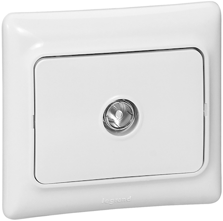 Legrand 782115 Розетка ТВ простая Белый