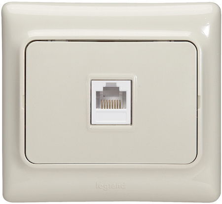 Legrand 782154 РозеткаKaptika RJ45 к5е Слон к