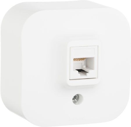 Legrand 782224 РозеткаRJ45 кат5е UTP БЕЛ