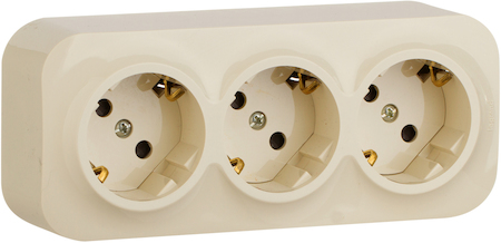 Legrand 782248 Розетка 3X2К+З шт СЛНК