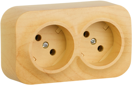 Legrand 782272 Розетка 2X2К без шт ДЕРВ