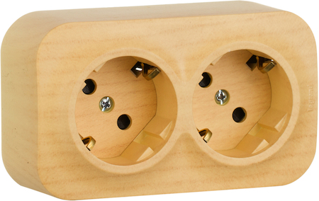 Legrand 782283 Розетка 2X2К+З шт ДЕРВ