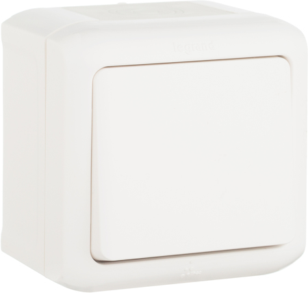 Legrand 782305 Кнопка 6A 1клав IP44 БЕЛ