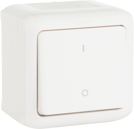Legrand 782309 Выкл двухполюс IP44 БЕЛ