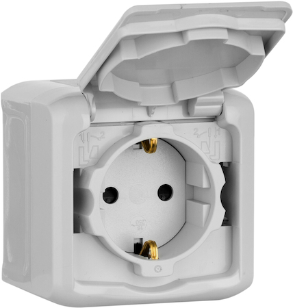 Legrand 782351 Розетка 2К+З шт IP44 СЕР
