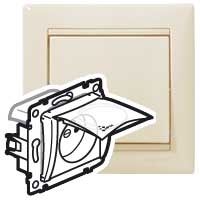 Legrand 774121 Роз.2К+З IP44 фр. станд сл к