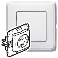 Legrand 773620 Роз. 2к+З, Нем. Стандарт, Бел