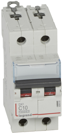 Legrand 409200 Авт.выкл.DX3 2П C10A 10kA/16kA