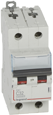 Legrand 409205 Авт.выкл.DX3 2П C32A10kA/16kA