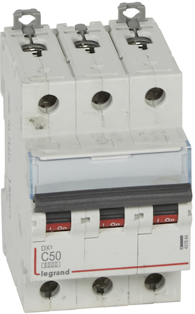 Legrand 407864 Авт.выкл.DX3 3П С50A 6000/10kA