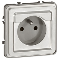 Legrand 077832 Розетка 2К+З зажим ФР IP20