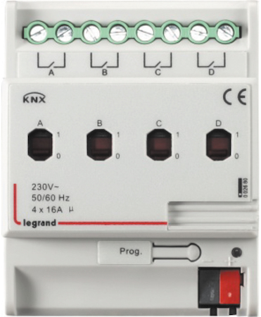 Legrand 002680 KNX Активатор реле 4х16А