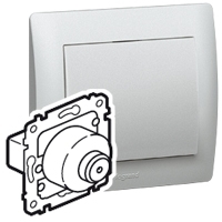 Legrand 775554 GL выкл б/ф с кл Ronis алю