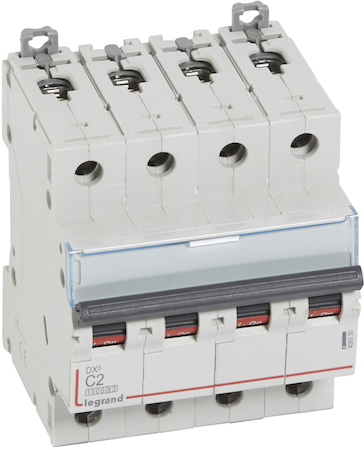 Legrand 409330 Авт.выкл.DX3 4П C2A 10kA/16kA