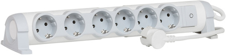 Legrand 694636 Удлинитель 6X2К+З 1,5 м. комф.