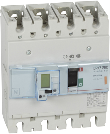 Legrand 420519 DPX3 электр 250A 25kA 4P