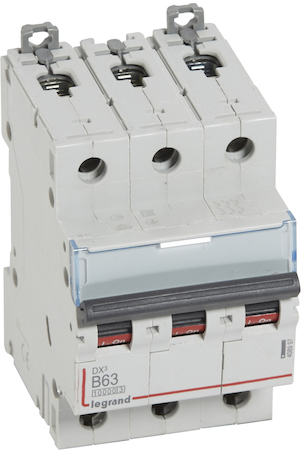 Legrand 408997 Авт.выкл.DX3 3П B63A 10kA/16kA