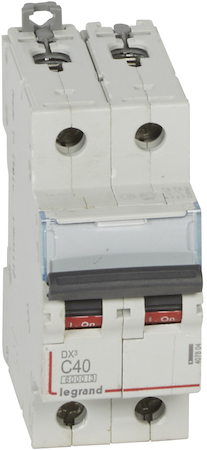 Legrand 407804 Авт.выкл.DX3 2П С40A 6000/10kA