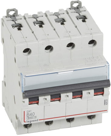 Legrand 407628 Авт.выкл.DX3 4П B40A 6000/10kA