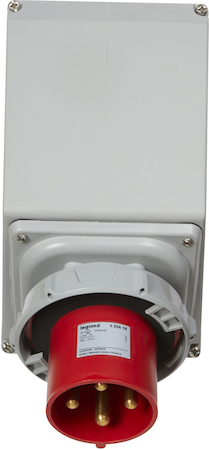 Legrand 555618 Вилка накл.125А 3К+З 380В IP67