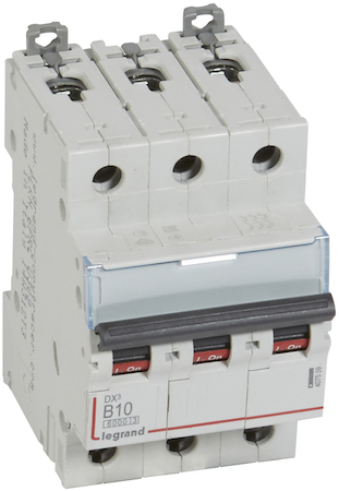 Legrand 407559 Авт.выкл.DX3 3П B10A 6000/10kA