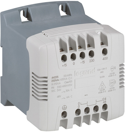 Legrand 044236 Трансф.1ф.230-400/24-48В 400ВА