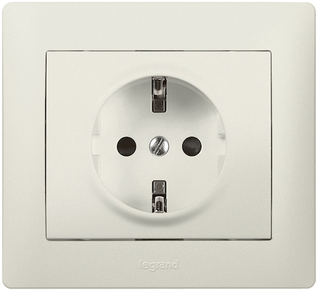 Legrand 771563 G.Life Р.2К+З,pearl, шт.,л.п.