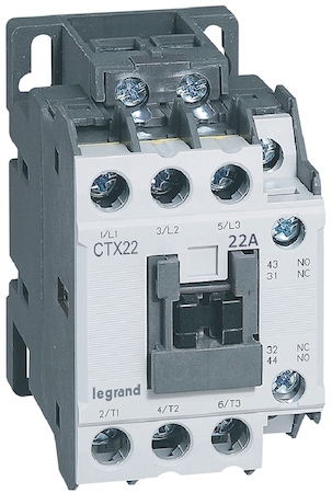 Legrand 416110 Конт.CTX3 3P 22A 1но1нз ~24V