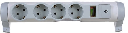 Legrand 695843 Удлинитель 4X2К+З 3м. комф/без