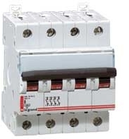 Legrand 006832 Авт.Выкл. DX 4П B1A 25kA