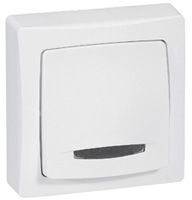 Legrand 086005 Oteo Выкл.кноп.с подсвет.