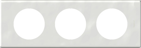 Legrand 069323 Рамка 3п Фарфор CLN