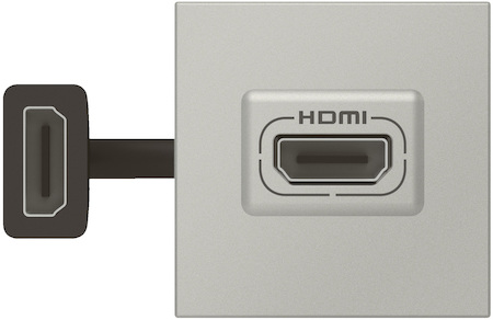 Legrand 079279L Mosaic роз HDMI 2M алю.