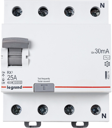 Legrand 402074 Rx3 Вдт 30ма 25а 4п A