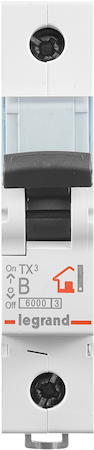 Legrand 403973 Авт.выкл.TX3 B20A 1П 6000