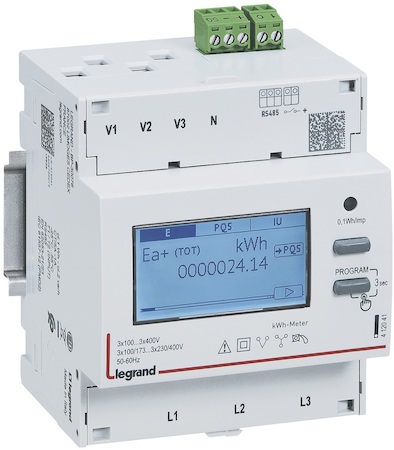 Legrand 412043 Счетчик ЭЭ 3ф ТТ 4м RS485 MID
