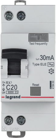 Legrand 419400 Rx3 Авдт 30ма 20а 1п+Н Ac