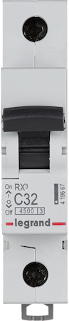 Legrand 419667 Rx3 Авт.Выкл. 4,5ka 32а 1п C