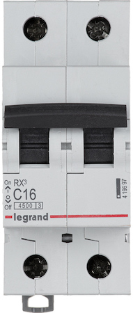 Legrand 419697 Rx3 Авт.Выкл. 4,5ka 16а 2п C