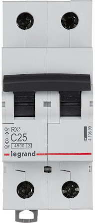 Legrand 419699 Rx3 Авт.Выкл. 4,5ka 25а 2п C