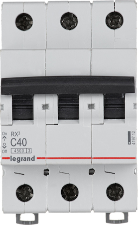 Legrand 419712 Rx3 Авт.Выкл. 4,5ka 40а 3п C